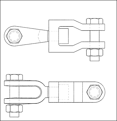 jaw and jaw swivel pattern 48A palin bearing swivel